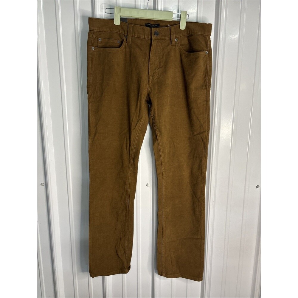 Banana Republic Mens Traveler Slim Fit Pants 33x30 NWT Brown